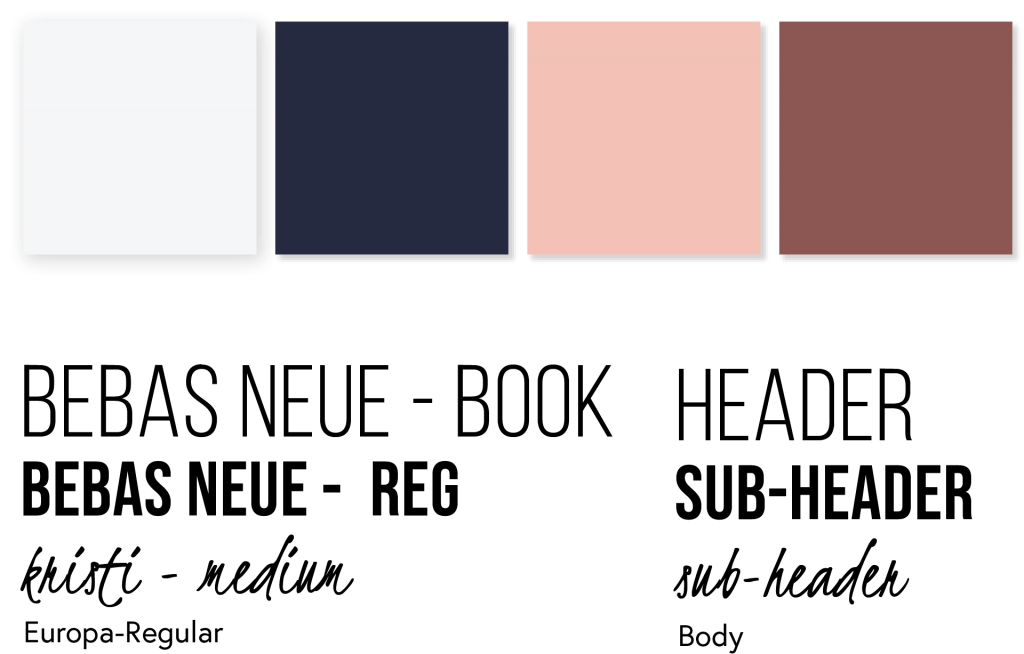 Kinks&Kurls - Color Palette