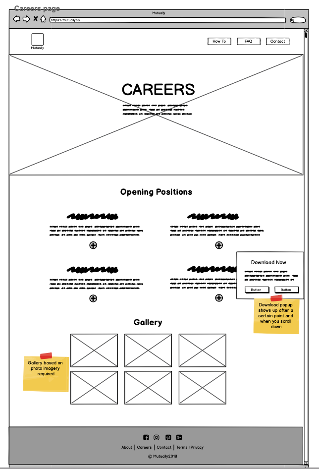 Mutually Wireframes